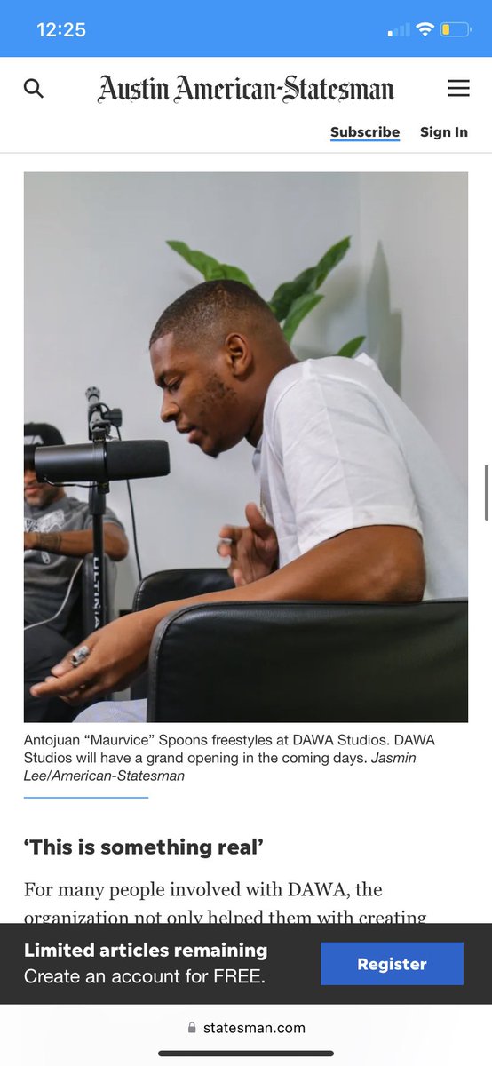 KingMaurvice's tweet photo. S/O to @statesman for this beautiful story on @chakaseelect and DAWA STUDIOS. Thank you for letting me speak on behalf on this beautiful platform, and thank you to @statesman 🙏🏾 https://t.co/szZfUE6Qq8