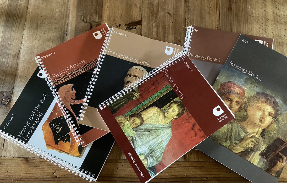 Back to level 2, new books are here! Looking at the content for this module I am so excited for the coming year, and I know I am going to LOVE this module! <a href="/OpenUniversity/">The Open University</a> <a href="/OU_FASS/">OU Arts & Social Sciences</a> @OU_Classics