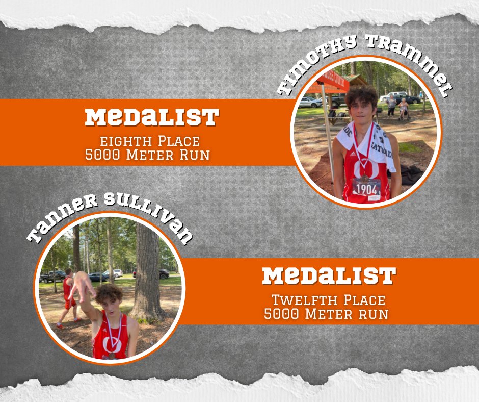 Orangefield_XC's tweet photo. The team went out and competed at the Rick Miller Invitational. 

The whole team ran well and put out a great showing in the first meet of the year. Top performances go to Timothy Trammell and Kendall Sullivan both finishing 8th in their respective races. https://t.co/pHQqkSGCTZ