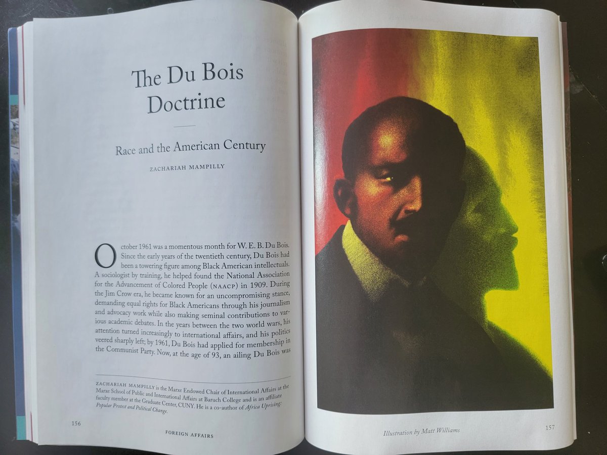 Zachariah Mampilly (@ras_karya) on Twitter photo The great WEB DuBois died 59 years ago today. For the forthcoming centennial issue of <a href="/ForeignAffairs/">Foreign Affairs</a>, I wrote about his overlooked contributions to IR. Will share the link and some insights when it's live. Thought it might be useful for folks putting together their Fall syllabi. The great WEB DuBois died 59 years ago today. For the forthcoming centennial issue of <a href="/ForeignAffairs/">Foreign Affairs</a>, I wrote about his overlooked contributions to IR. Will share the link and some insights when it's live. Thought it might be useful for folks putting together their Fall syllabi.