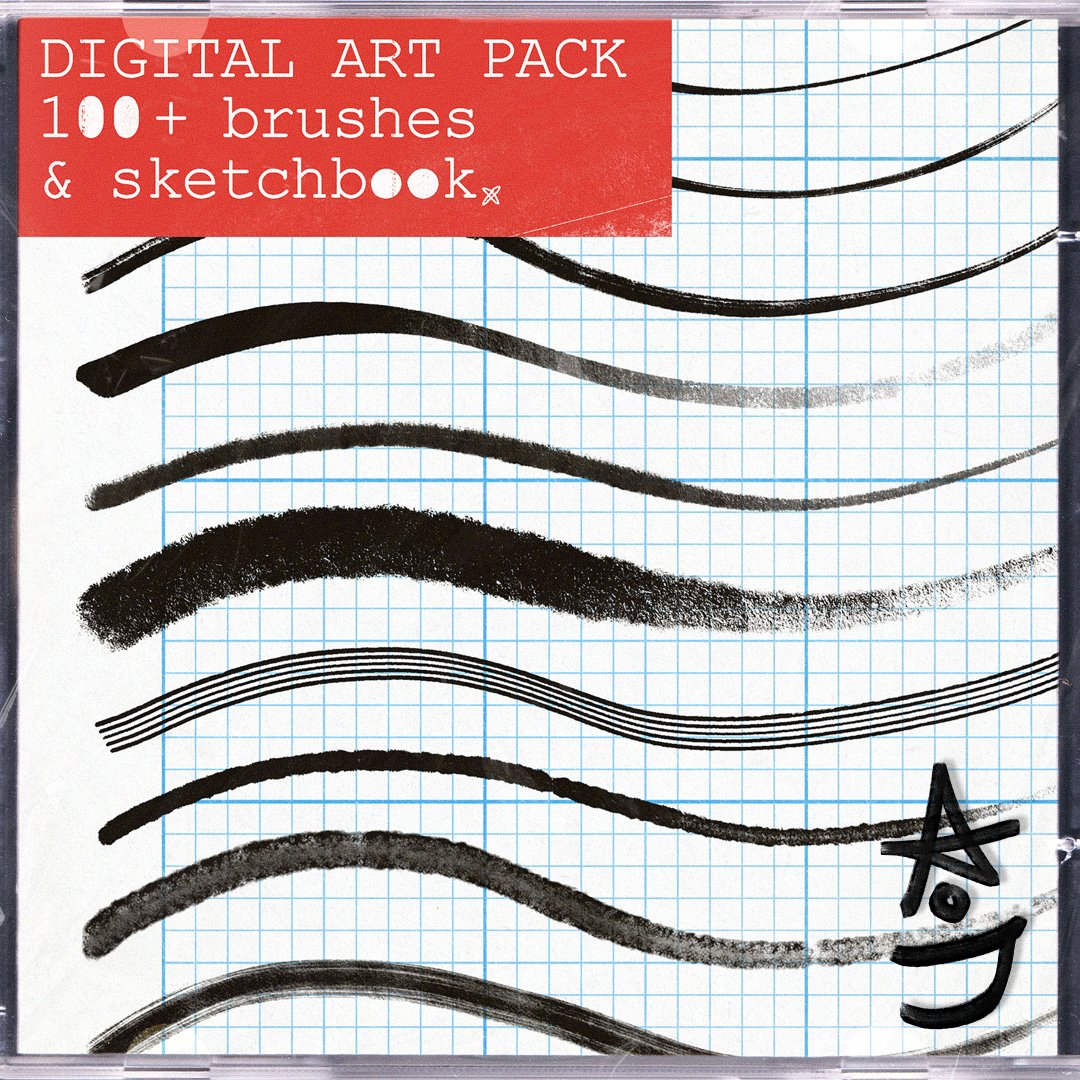 helloradical_'s tweet photo. I made a free digital art pack!

100+ realistic brushes &amp; matching sketchbook

with a grunge theme, created using hand-made brush tips and textures

made for Photoshop and compatible with most other programs

link in bio for download

#freeart #digitalart https://t.co/Y9l6CHVt2j