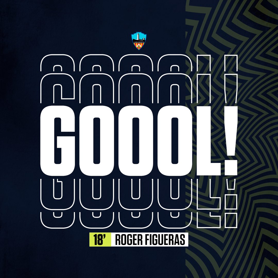 LleidaCF's tweet photo. ⚽ GOOOOOOOOOOOOOOOL, GOOOOOOOOL, GOOOOOOOOL del #LleidaEsportiu!!

💥 Marca @RogerFigueras3 !!

@Cemanresa1906 0 - 1 #LleidaEsportiu

#ManresaLleida 🔵 https://t.co/eGJn1jhvlt