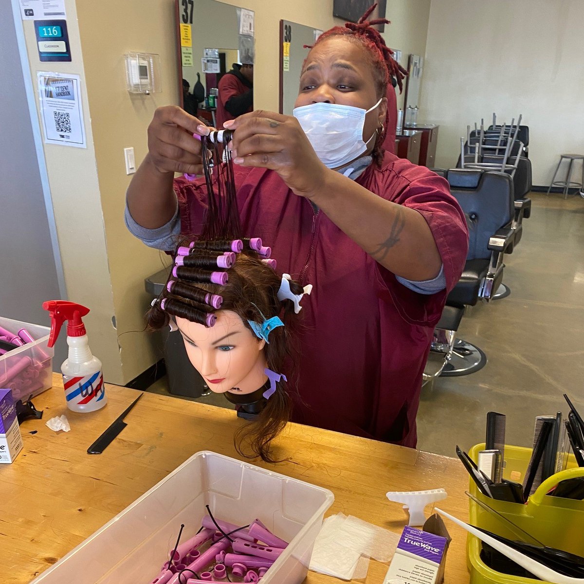 Denise Johnson working!!