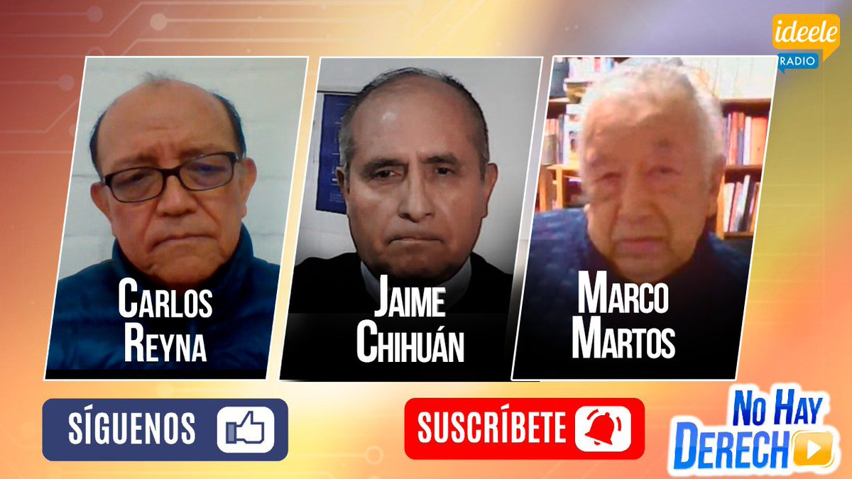 ideeleradio's tweet photo. 📹 [VIDEO] #NoHayDerecho con #GlatzerTuesta [22-08-2022]

▶ Entrevista a #CarlosReyna, sociólogo; #MarcoMartos, director literario y a #JaimeChihuan, gestor cultural 

🔴 YT ➡ https://t.co/g0PiUWgDNa      
🔵 FB ➡ https://t.co/xFLd7ppVJN https://t.co/jhJOcjQLEZ