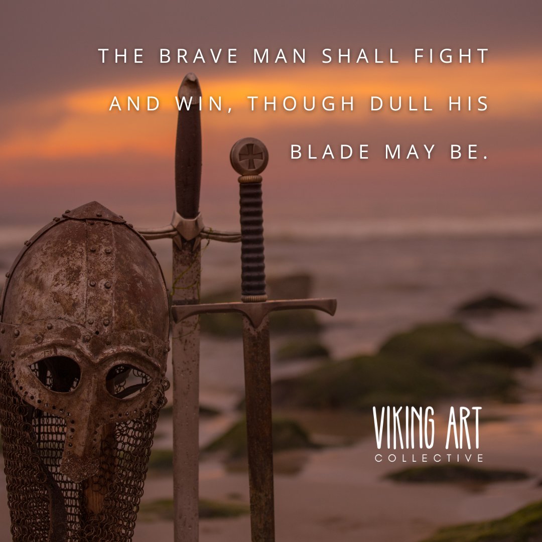 vikingart_xyz's tweet photo. The brave man shall fight and win, though dull his blade may be. 🗡

Viking Art Appreciation ✨ get your Viking Art Collective NFT today - open for the whitelist! 

#nftcommunity #nft #vikingart #vikings #vikingnft #eth https://t.co/epVFs2N8I5