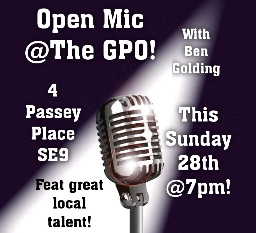 Awesome open mic session <a href="/ElthamGPO/">ElthamGPO</a> this Sunday eve 🎶 Come down for a top night out! 👏 xx