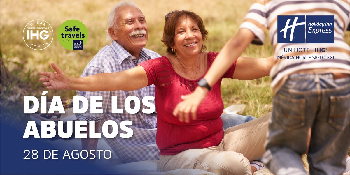 hiexmerida's tweet photo. Gracias por ser un pilar tan importante en cada familia, gracias por su amor y experiencias compartidas. 

¡Feliz día de los abuelos!

#DíaDeLosAbuelos  #HotelesIHG #Mérida #Yucatán #IHGWayOfClean #Hotel https://t.co/YopSeC8cmt