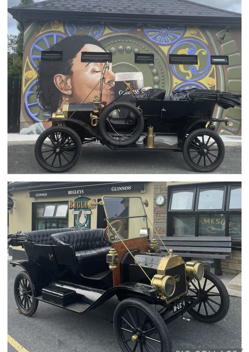 NIAMHBL's tweet image. Local man Gerry brought the #FordModelT in for a céilí. She is a beauty 😍