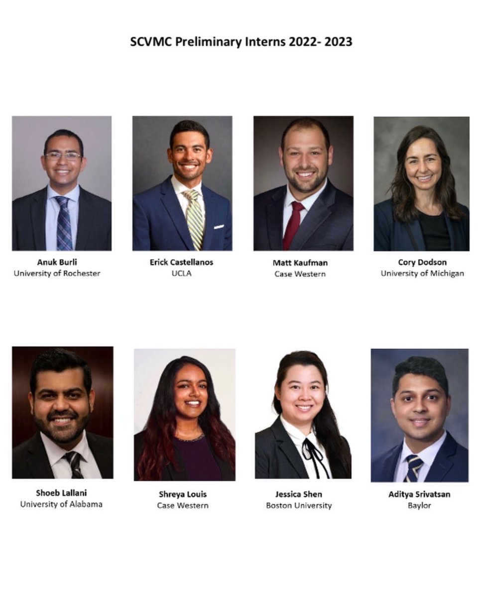 Two months of residency down for our lovely new interns!

Couldn’t be more excited to continue to work with such a diverse and hardworking group of wonderful individuals. Scroll through to get to know them better 😊

#MedTwitter #InternYear #Residency
