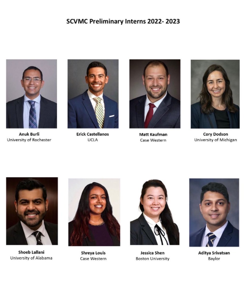 Two months of residency down for our lovely new interns! Couldn’t be more excited to continue to work with such a diverse and hardworking group of wonderful individuals. Scroll through to get to know them better 😊 #MedTwitter #InternYear #Residency