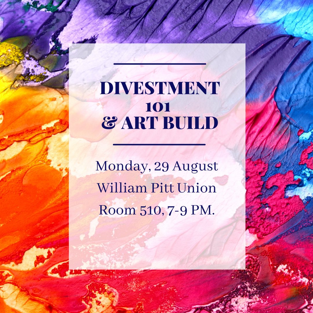 Fossil Free Pitt tweet media