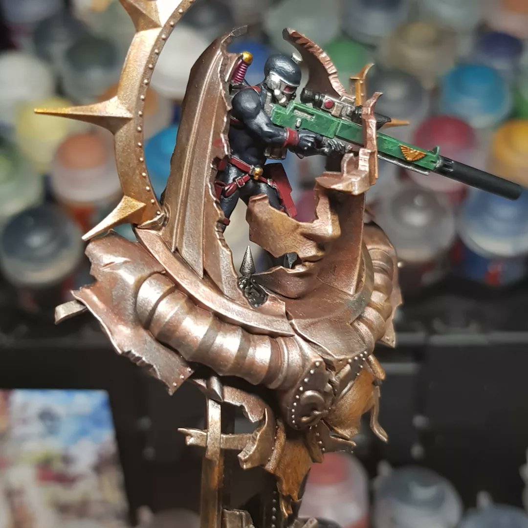 Bolt_Metro's tweet photo. "One strike from the shadows, and I can change the tide of battle."
I got this Bad boy today and paint him in 3 hours 🤩
@WarComTeam @AdRidiculous
#Warhammer40k #warhammer40kpainting #Warhammer #miniature #Assassinorum https://t.co/aQ17etBYp9