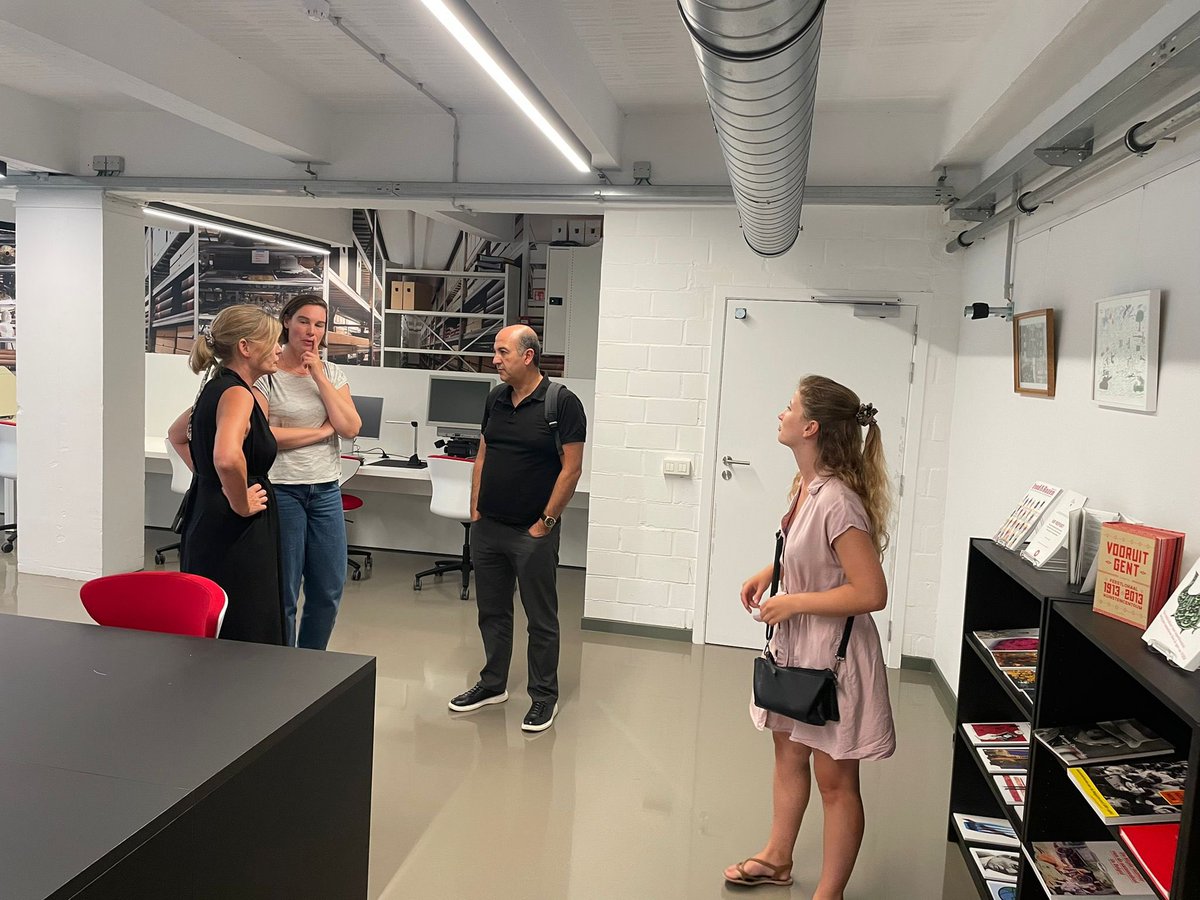 SelametBelkiran's tweet image. Nu de vakantie achter de rug is, hebben we een bezoek gebracht aan onze erfgoedpartner Amsab-isg om onze samenwerking te vernieuwen. #verbinding #bindus