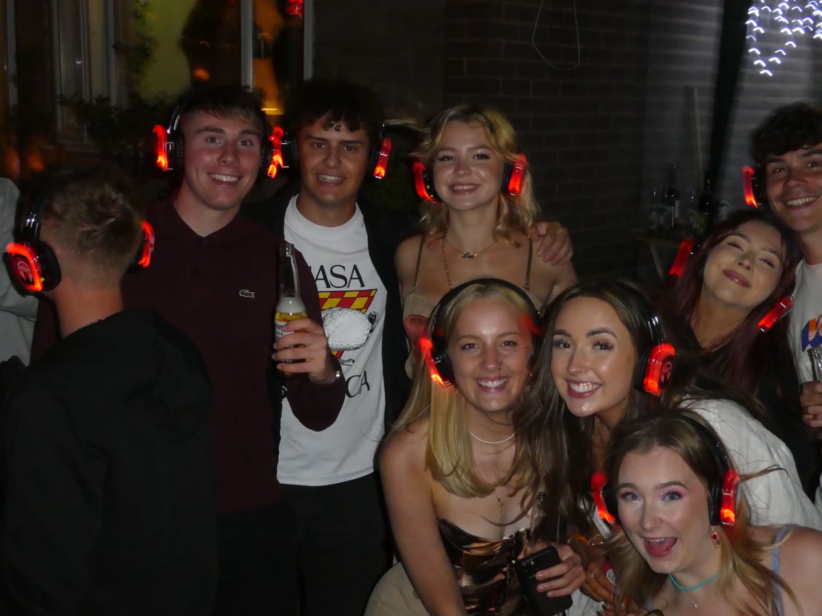 StephPollard13's tweet photo. @SilentDiscoComp Totally loved it. Silent Disco at our house. Dancing in the garden, the kitchen and even the bathroom. Everybody happy. #thanks https://t.co/mYmTyGpiYU