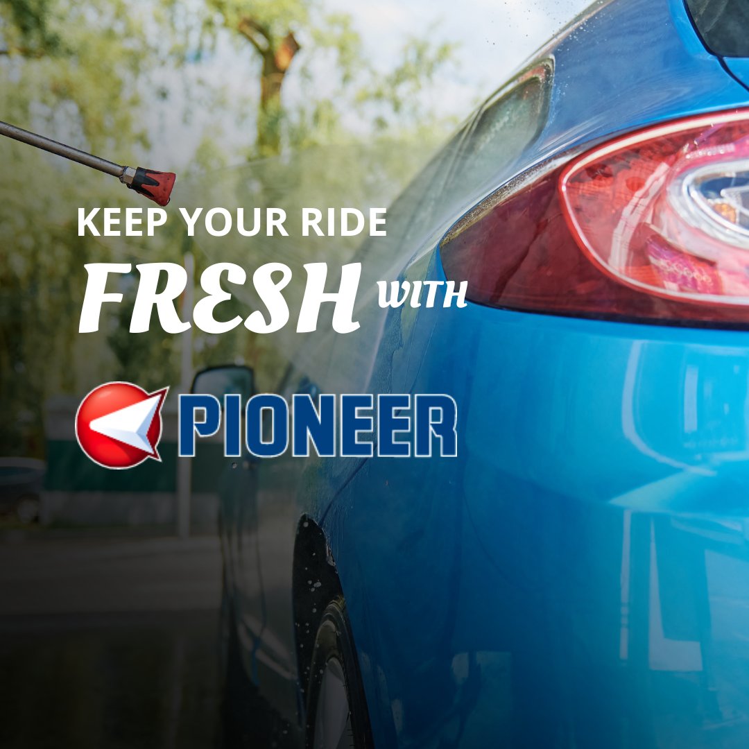 Your car deserves premium treatment. We offer 3 car wash options:

🚗Express Wash
🚐Superior Wash 
🏎️ Ultimate Wash

Keep your ride looking fresh at Pioneer!  

*At participating locations