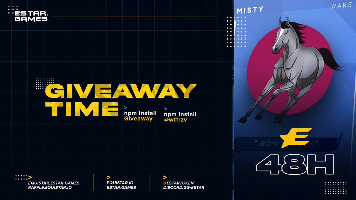wtfrzv's tweet photo. ⚡️Elrond #NFTGiveaway 🎁

In collaboration with @EstarToken we offer:
🥇0.3 $EGLD
🥈#NFT &amp; 1k $ESTAR
🥉#NFT

✅Rules:
✔️Follow me &amp; @EstarToken 
✔️Retweet, 🖤, tag friends 

🟢Mint: https://t.co/yN53J3eHtZ

ℹ️ INFO: https://t.co/8SpL4whv1n

⏱48h #Giveaway 

#ElrondGiveaway https://t.co/GQuna5QqCZ