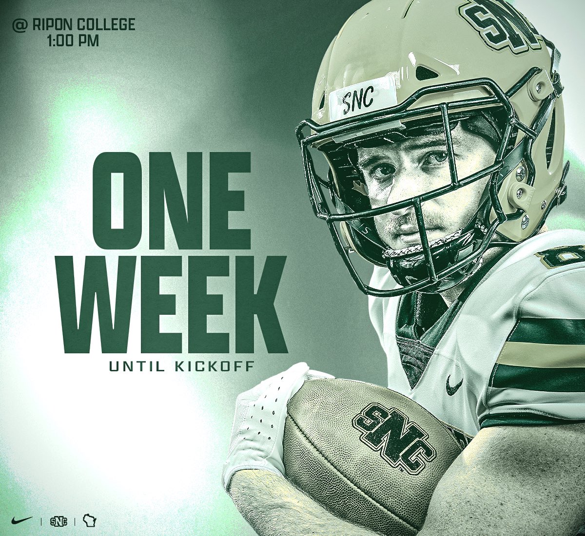 SNCfootball's tweet photo. 7 days until the journey to bringing a Championship to TitleTown begins!

🟢⚔️🟡
#FAMILY https://t.co/BFyhwTgDSV