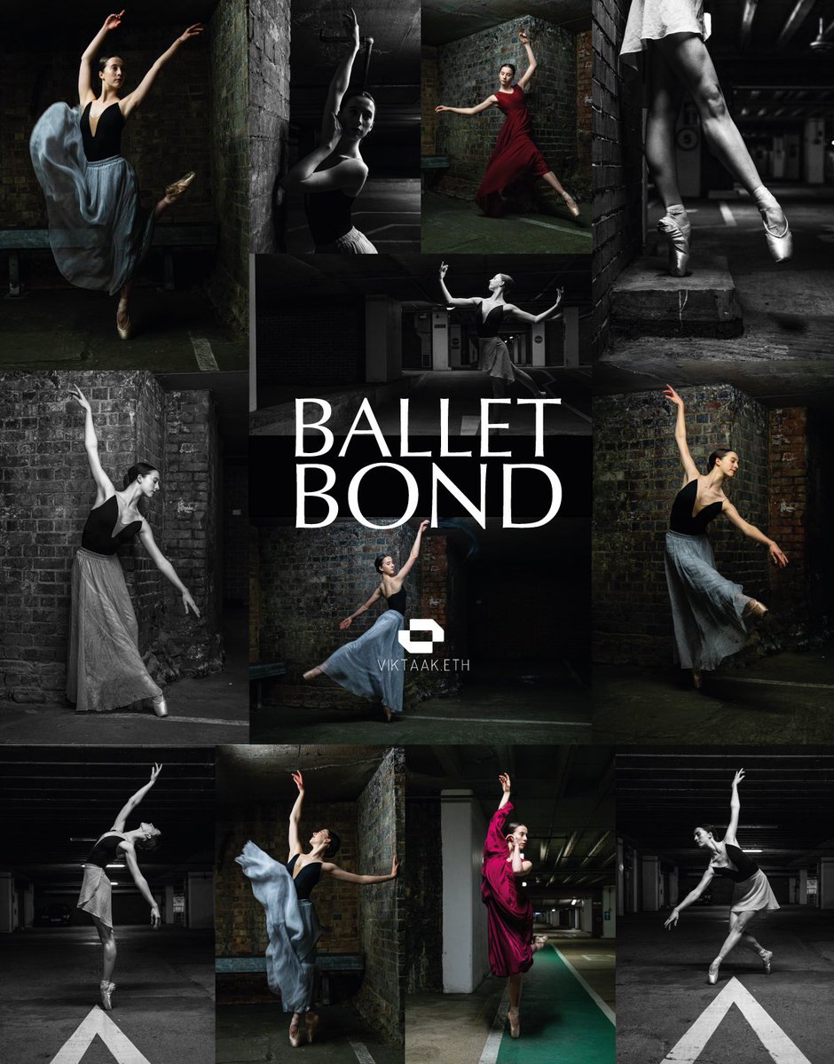 The new ballet collection  
“Ballet Bond” on <a href="/sloikaxyz/">Sloika.xyz</a> featuring <a href="/avamayballet/">missdanceavamay</a> 
Price: 0.30Eth 

#ballet #NFTCommunity #NFT
 
sloika.xyz/viktaak.eth/ba…