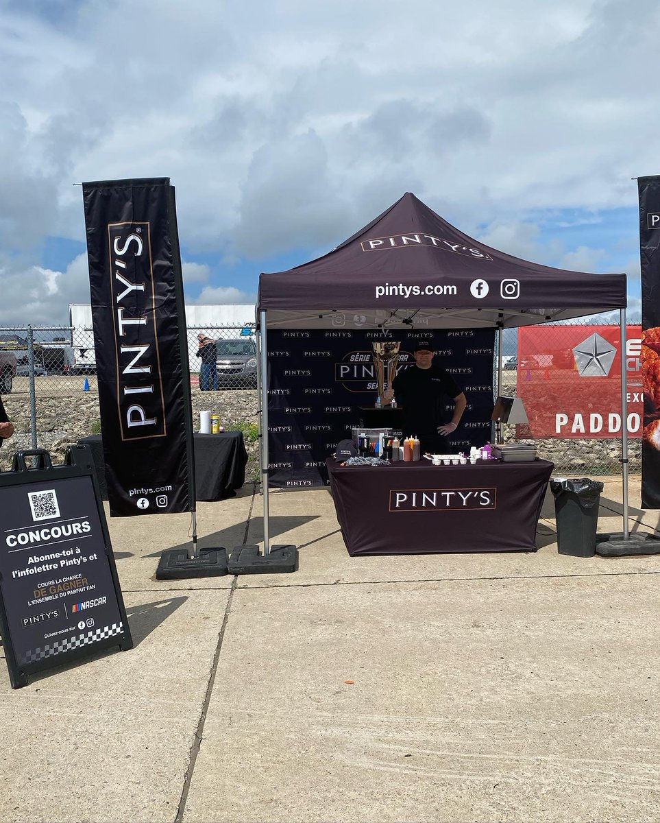Pintysfoods's tweet photo. The @NASCARPintys is racing at #CircuitICAR today and #Pintys is there so before the @GeneralTire 125, stop by our booth for some delicious samples. #Pintys #PintysFan #MakingGreatFoodFun #HowDoYouPintys #NPS #NASCAR @NASCARonTSN @FloRacing https://t.co/6gzYCKqvRF