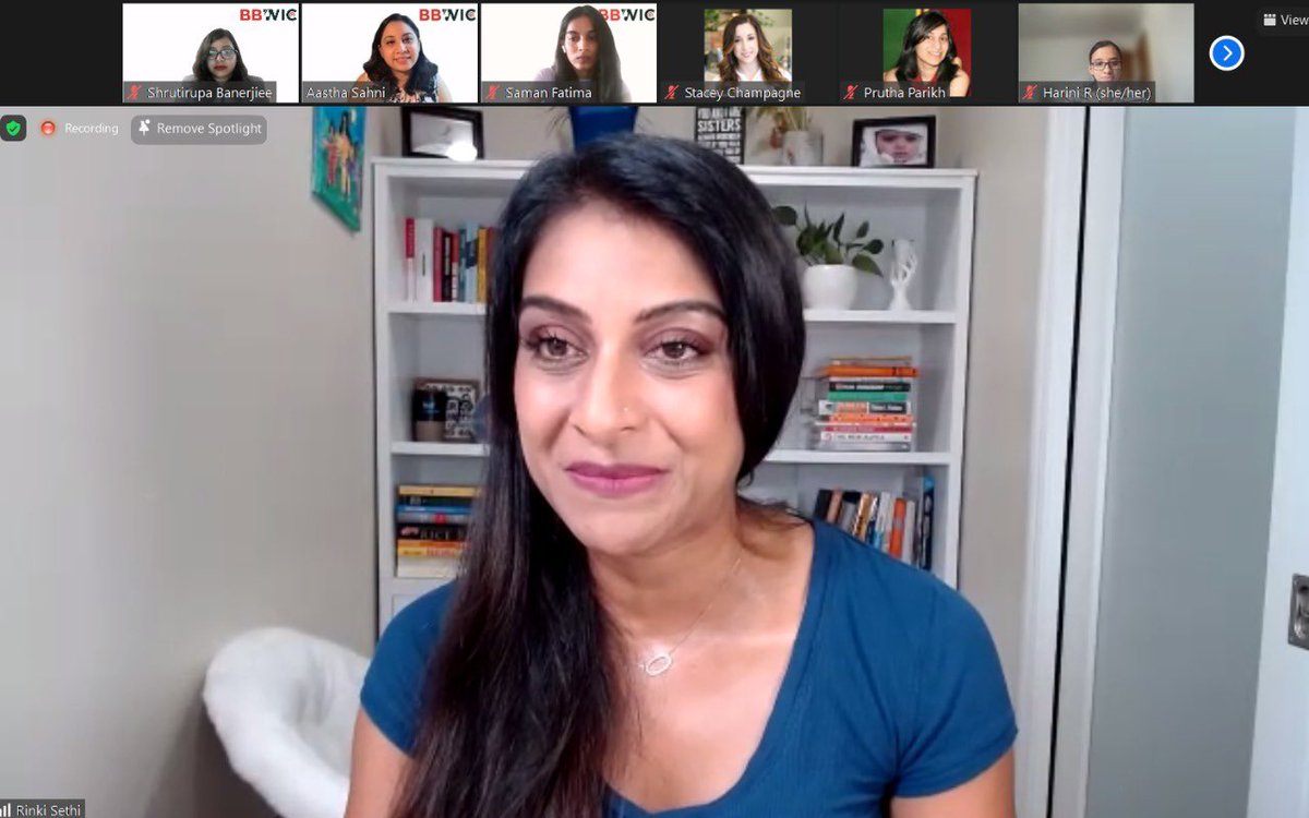 aastha1891's tweet photo. We had such an amazing session today on CISO journey with none other than @rinkisethi 

Rinki is such an impactful and compassionate leader in the industry. It was our honor at @barriers_in to have her today with us 💫 https://t.co/jppMU3H2G8