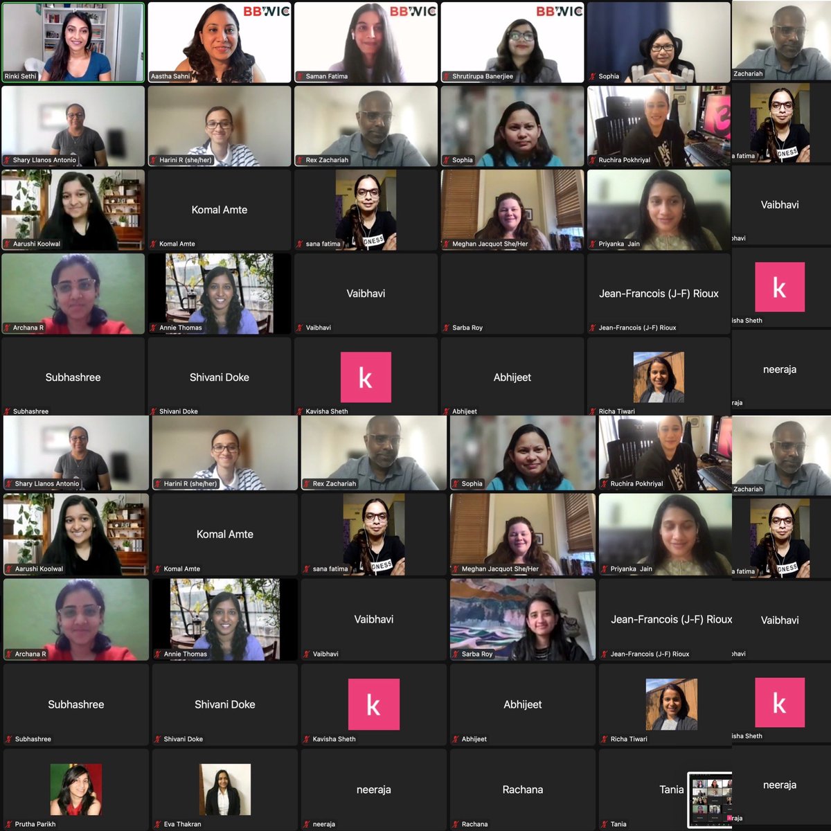aastha1891's tweet photo. We had such an amazing session today on CISO journey with none other than @rinkisethi 

Rinki is such an impactful and compassionate leader in the industry. It was our honor at @barriers_in to have her today with us 💫 https://t.co/jppMU3H2G8
