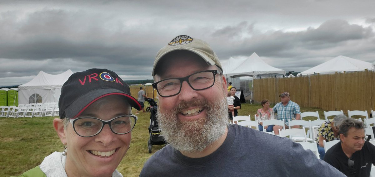 ammcelrone's tweet photo. @CWHM @NovaMac @AirShowAtlantic @DavidartHills Already had a few comments on the hat! #VRA is famous https://t.co/SbWZNvQ0w6