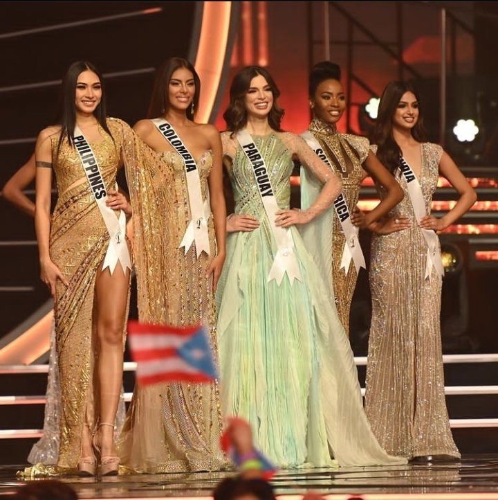 Top 5 del pasado Miss Universe 2021 en Israel 🇮🇱.

#missuniverse2021