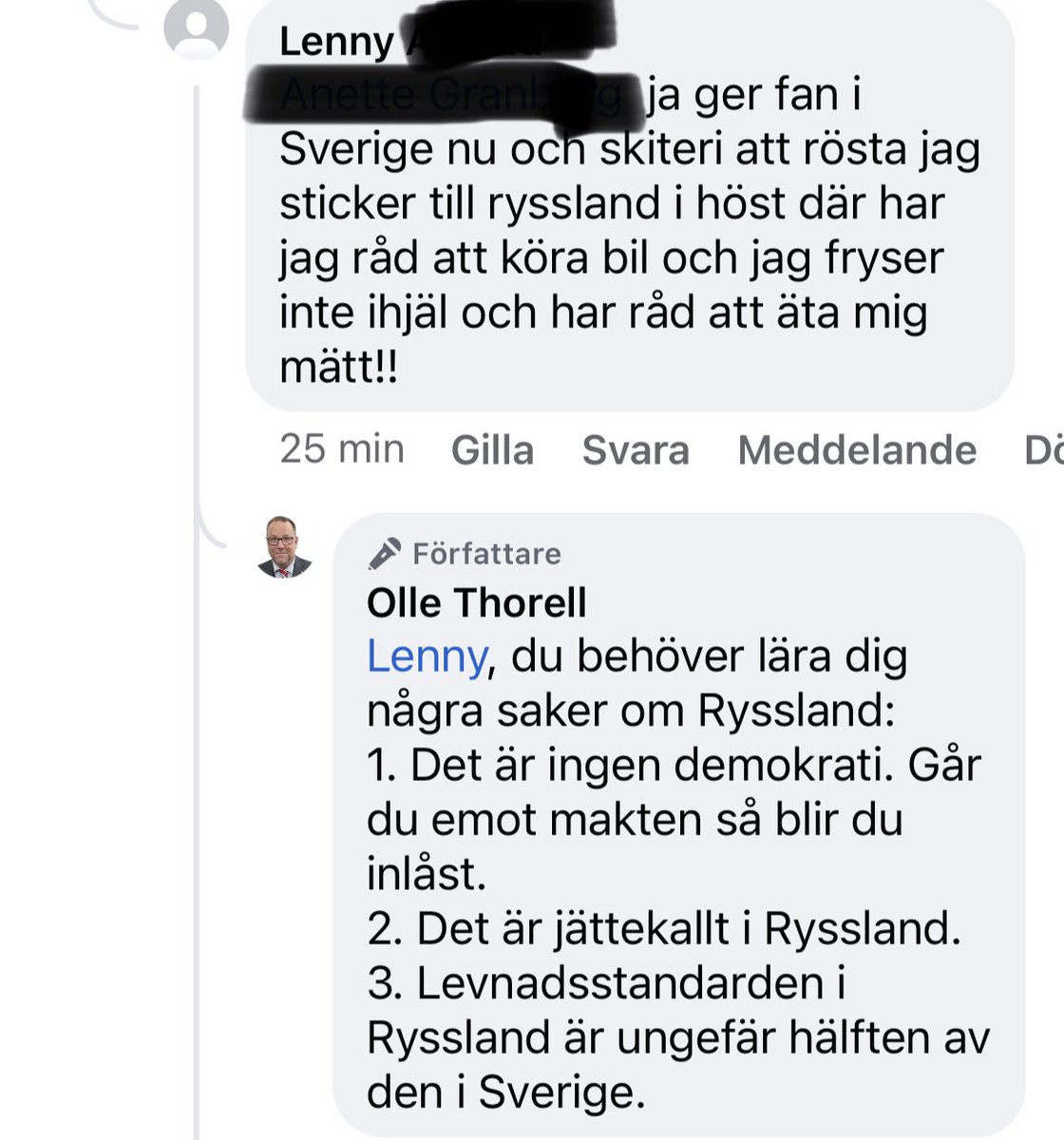 Olle_Thorell's tweet photo. Omröstning i #HumorMotHat !
Lenny har fått nog. 
Ska flytta till Ryssland.

Inget svar har publicerats ännu på hans kommentar. 
Men här är några förslag från #HumorMotHat
Vilken passar bäst?
Eller kom med annat förslag! https://t.co/dNqRB9iQrY