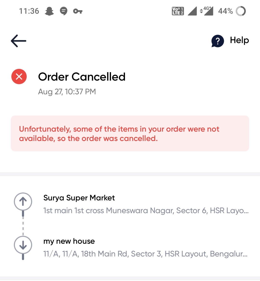 apurvaumesh's tweet photo. @DunzoIt please don't accept the order and say cancelled after 1&amp;halfhour. This has happened to me twice and it's horrible experience.when you can't deliver the needs don't take it.
  Worst experience
#dunzoistheworst
#dunzoscam
@DunzoCare https://t.co/FPv1XGjMz7