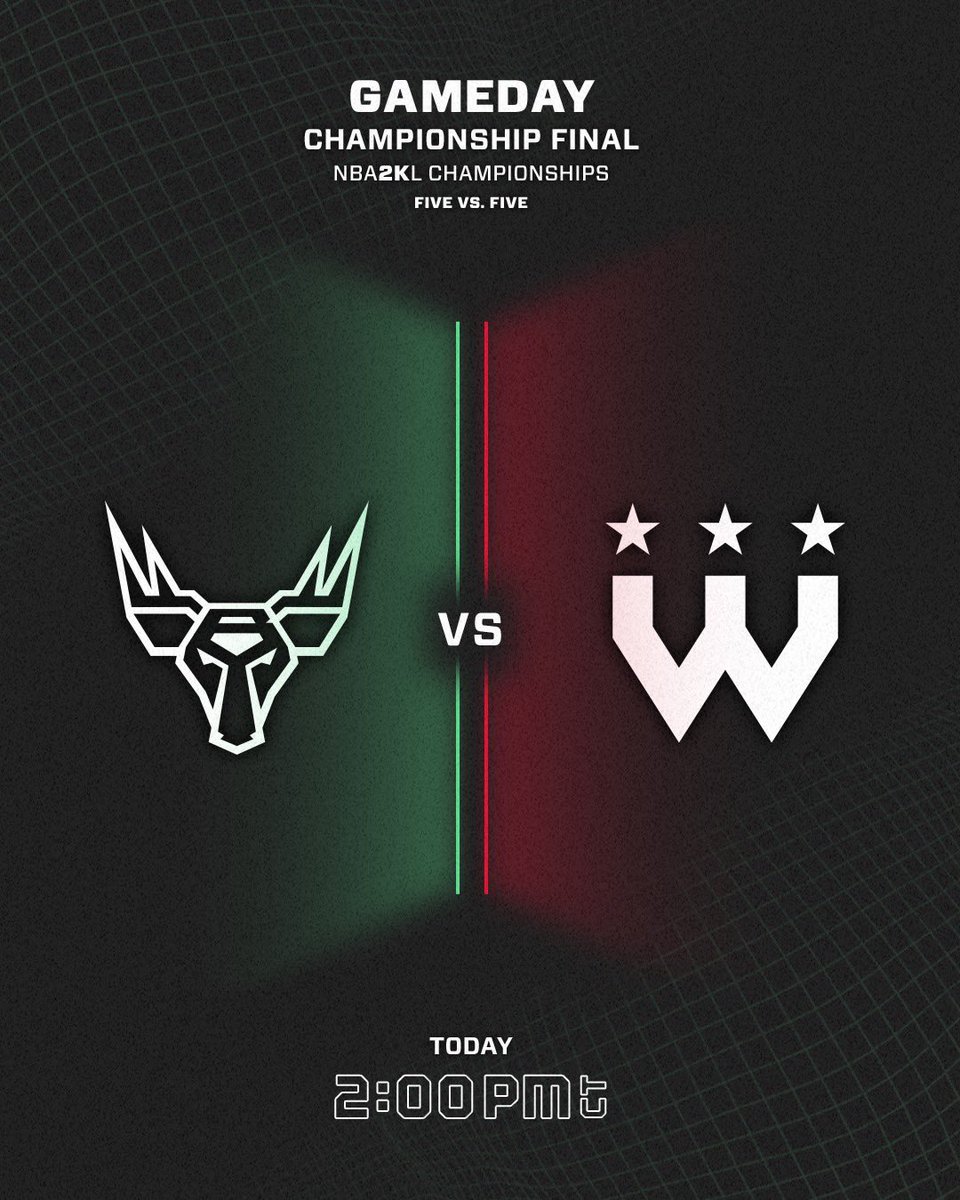 Job's not finished. Best of 5 for $500,000. Against the back to back reigning champs. 

🆚 <a href="/WizardsDG/">Wizards District Gaming</a> 
⏰ 2 PM CST
📱 twitch.tv/nba2kleague
📺 <a href="/NBATV/">NBA TV</a>