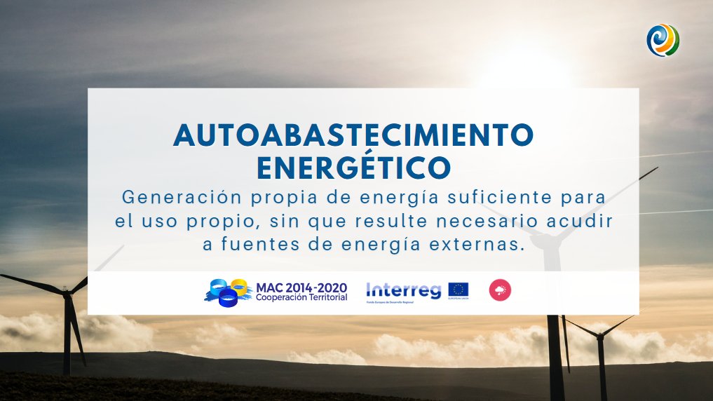 acliemac's tweet photo. Te explicamos qué es el autoabastecimiento energético 🔌 y por qué es tan relevante en el caso de las Islas Canarias. Descubre más información en la web de @ACLIEMAC ➡️ https://t.co/xALE9f0YlG 

#cambioclimático #autoabastecimiento #energíasrenovables https://t.co/bjBNp0ekgF