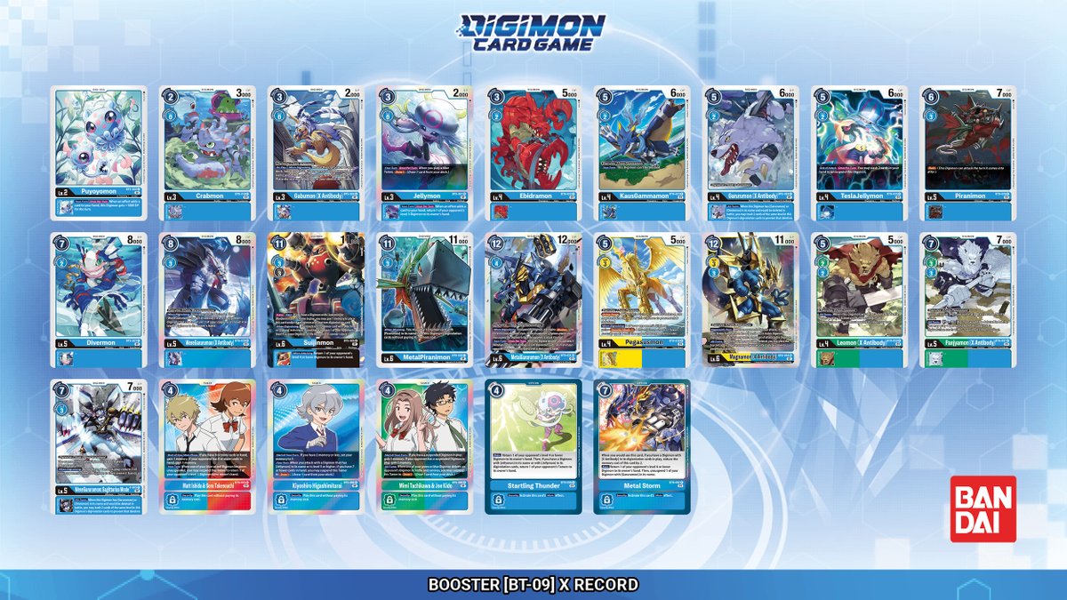 Digimon Card Game Booster Box - X Record English Edition 24 Pack Box