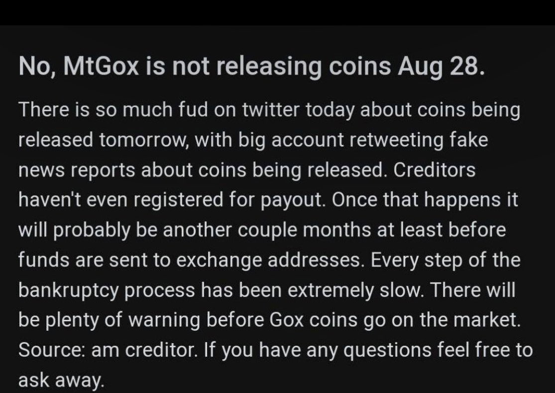 MaHaN2385's tweet photo. Latest #MtGox BTC Update👇👇👇 

#bitcoin     #Crypto  #CryptoNews #CryptocurrencyNews #btc        #luncburn #KuCoin    #cryptoexchange #NFTs #NFT #Binance      #cryptocurrecy  #EthereumMerge #BabyDogeCoin #Ethereum #ETH #CryptoSignals #MEMES $ETH $BTC #BitcoinCrash #bitcoinprice https://t.co/KL8qodWWRc