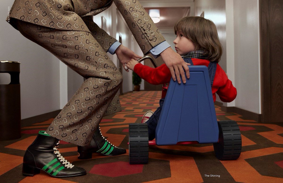archivegirI's tweet photo. The Shining inspired Gucci campaign https://t.co/WO3XXhVde7