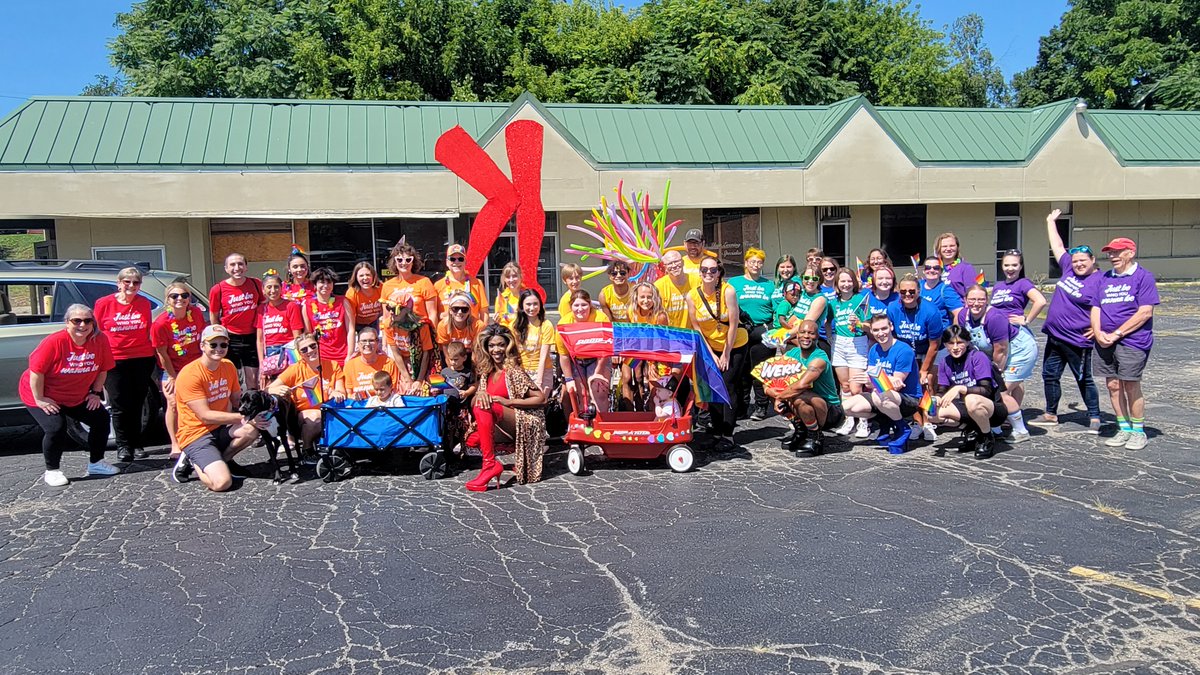 TheCroswell's tweet photo. So good to see you all at #LenaweePride! The fun continues all day on East Maumee Street! https://t.co/cupM3swM3X
