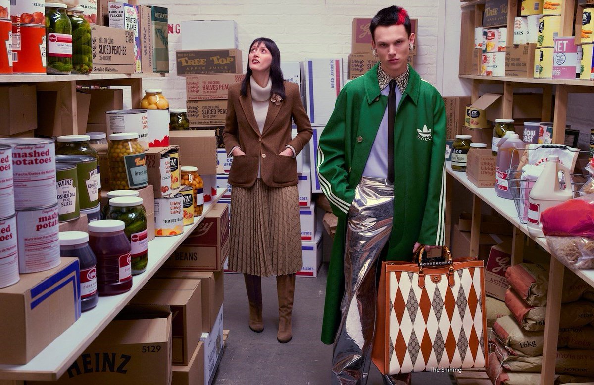 archivegirI's tweet photo. The Shining inspired Gucci campaign https://t.co/WO3XXhVde7