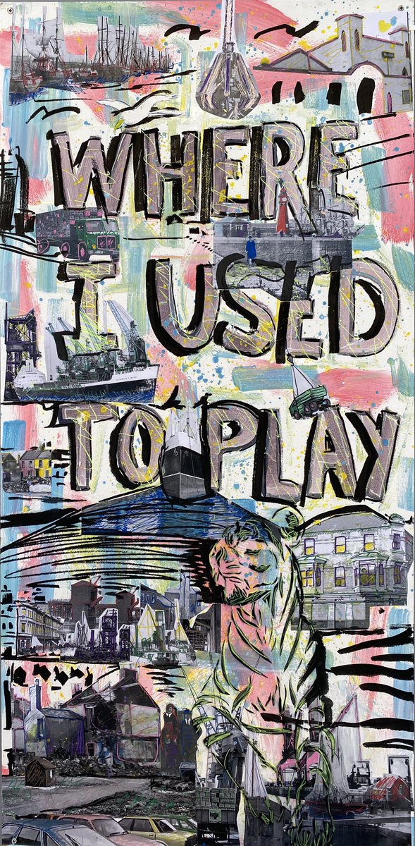 MakersWales's tweet image. 'Where I used to play' our Community Arts Project exhibition open now till 5 Sept. Using photos from @TigerBayWorld collection as inspiration with @kylelegall @prithb with help from local young people. Here is a selection of the works - Come and look for yourself!