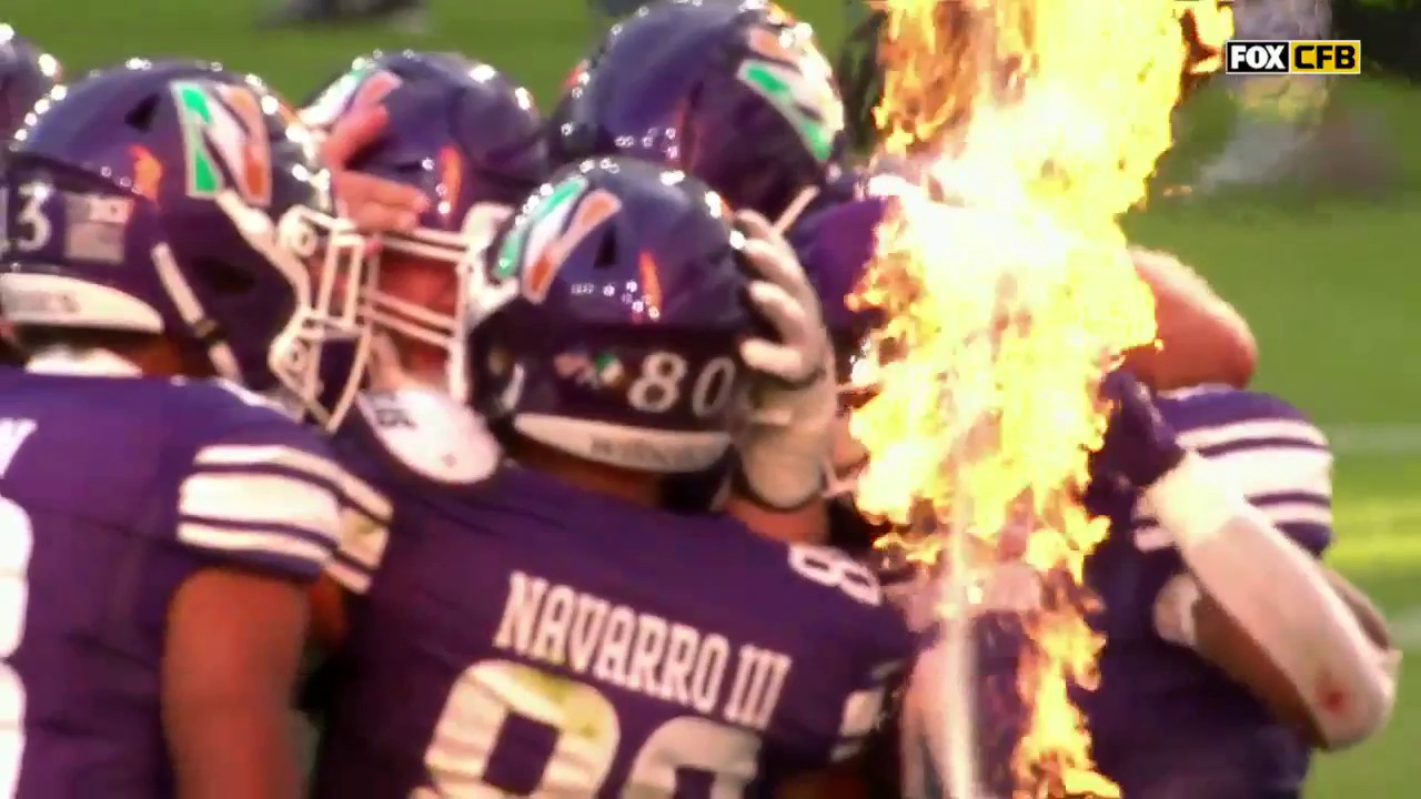 FOX College Football On Twitter This View Of The NUFBFamily TD fox-college-football-on-twitter-this-view-of-the-nufbfamily-td