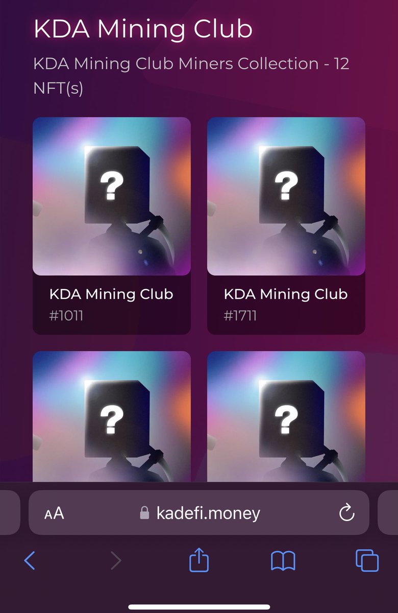 Guys join this awesome project! <a href="/KDAMiningClub/">Kadena Mining Club</a> Real mining experience for everyone without any noisy hardware and paying for electricity 😍🥳 put lil money in ur brightness future 😎 PR in 47 mins <a href="/kadena_io/">Kadena</a> <a href="/tehMoonwalkeR/">tehMoonwalkeR</a> <a href="/XMaximist/">MANDO CT 🇮🇪 🇦🇪 🇬🇧</a> <a href="/yugalabs/">Yuga Labs</a> <a href="/GoingParabolic/">Jason Ai. Williams</a> <a href="/binance/">Binance</a> <a href="/kucoincom/">KuCoin</a>