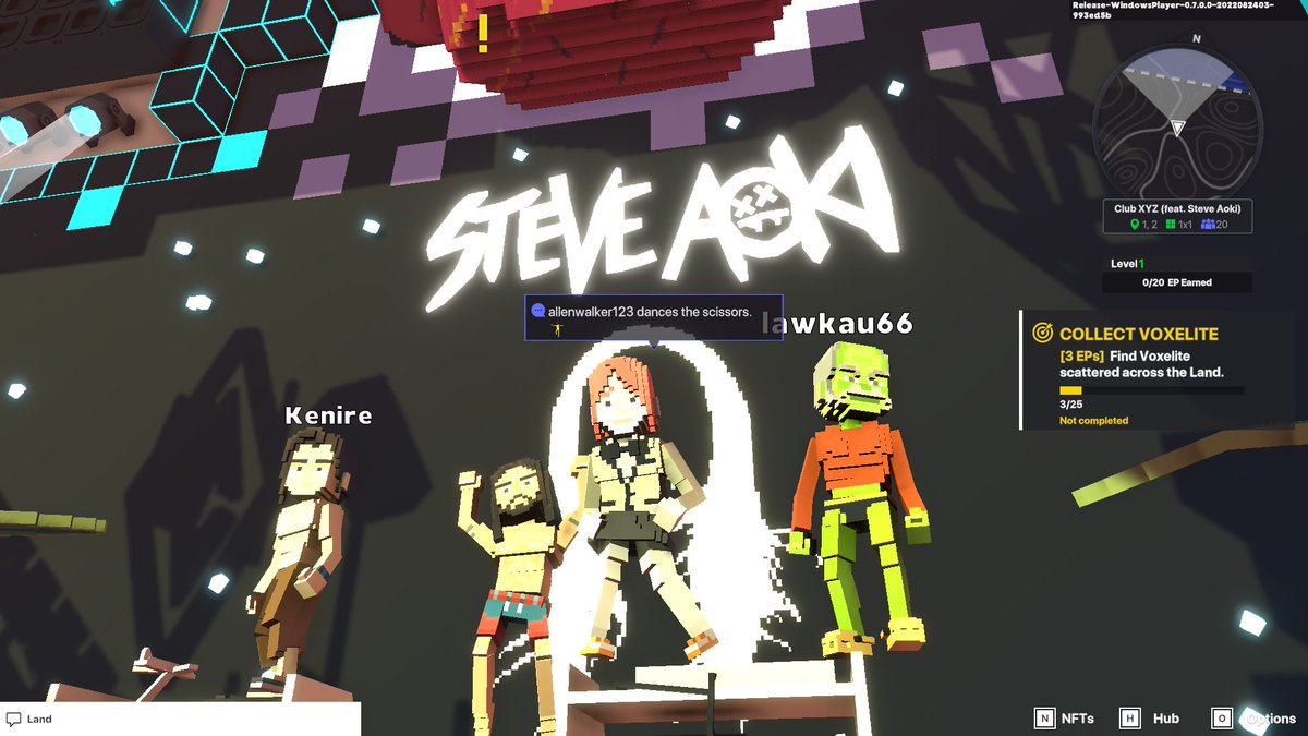 allenwalker5123's tweet photo. @TheSandboxGame @steveaoki I just participated in the #SandboxAlphaS3Giveaway for a chance to win 500 SAND! On stage with Steve Aoki, check out my screenshot below!
👇

 #SteveAoki
#SandboxAlphaS3 
#SandboxAlphaS3Giveaway https://t.co/j1qpTrKH2r