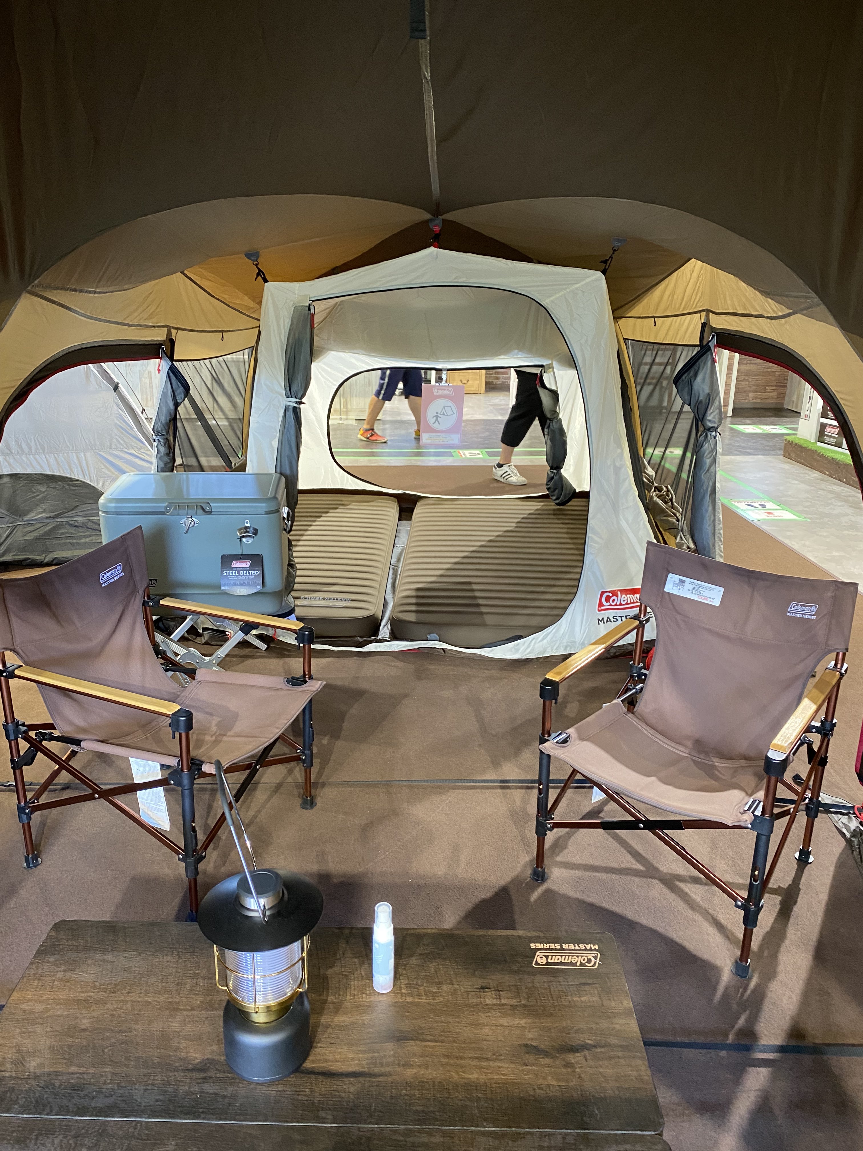 コールマン マスターシリーズ 4Sワイド2ルーム トリオ 2ルームテントの