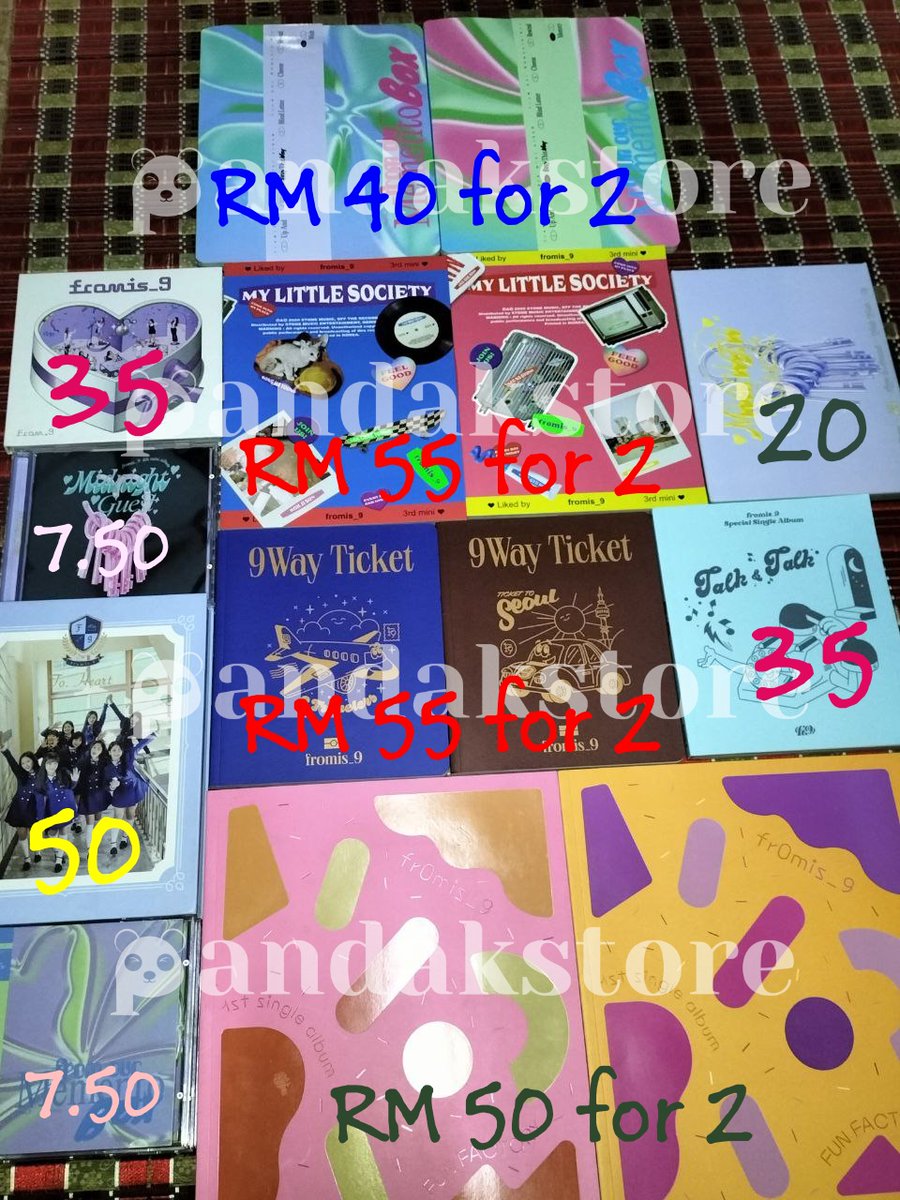 pandakstore's tweet photo. Wts apink, fromis_9 &amp; izone photocard &amp; album

✨Selling in BULK ( Apink set or fromis_9 set or izone set )
✨Can open sharing
🏷 Price list: https://t.co/shfZWnPhqf

Help rt @PasarApink @pasarfromis_9 @Malaysianflover  @pasarIZONE @spaceship_izone @IZtrade_msia @MalaysiaIzone tq https://t.co/gcdDMIILXO