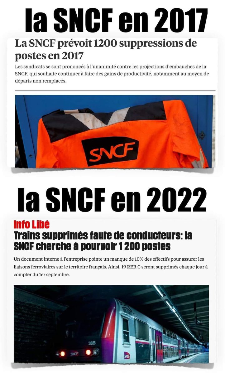 C’est beau les logiques à la con appliquées au service public