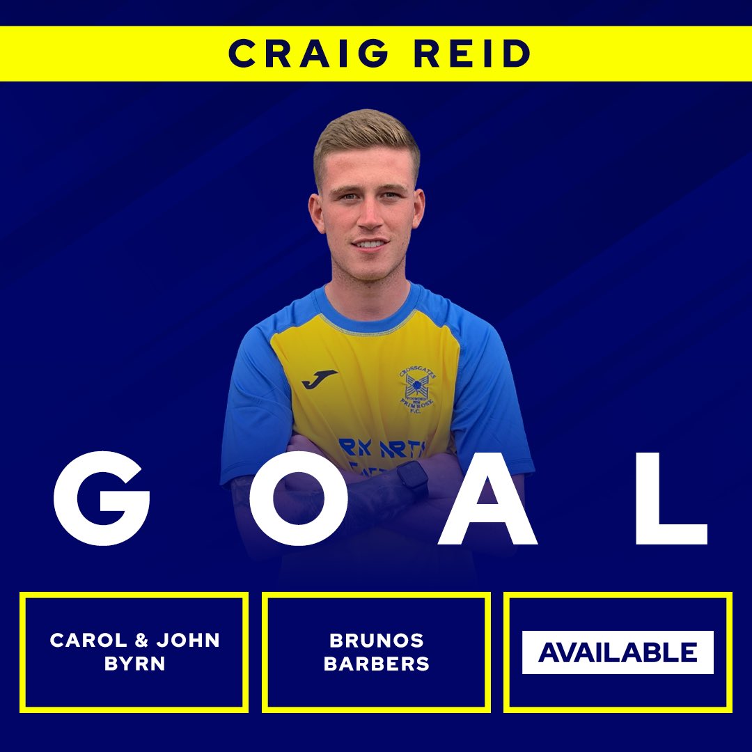 CPFC1926's tweet photo. 18’ | Crossgates Primrose [1-1] Swifts

Craig Reid ⚽️

#MonTheRose | #EOSFL | #AlexJackCup https://t.co/8ZAqCEJMjI
