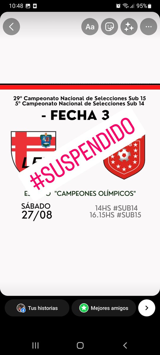 TercerRadio's tweet photo. Se suspendió la actividad de @OFIUruguay sub 14 y sub 15 correspondiente a la 3ra fecha donde Florida debía recibir a Durazno en el Campeones Olímpicos. @tvflorida @fmflorida89_3 @SSarla https://t.co/xOQRjVBBYv