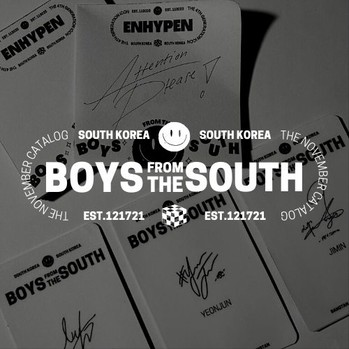 novembercatalog's tweet photo. BOYS FROM THE SOUTH 🇰🇷
— by nov.catalog

🗯️ BATCH 3 Pre-Order
( #thenovember_updates ) https://t.co/6boJeDbIMK