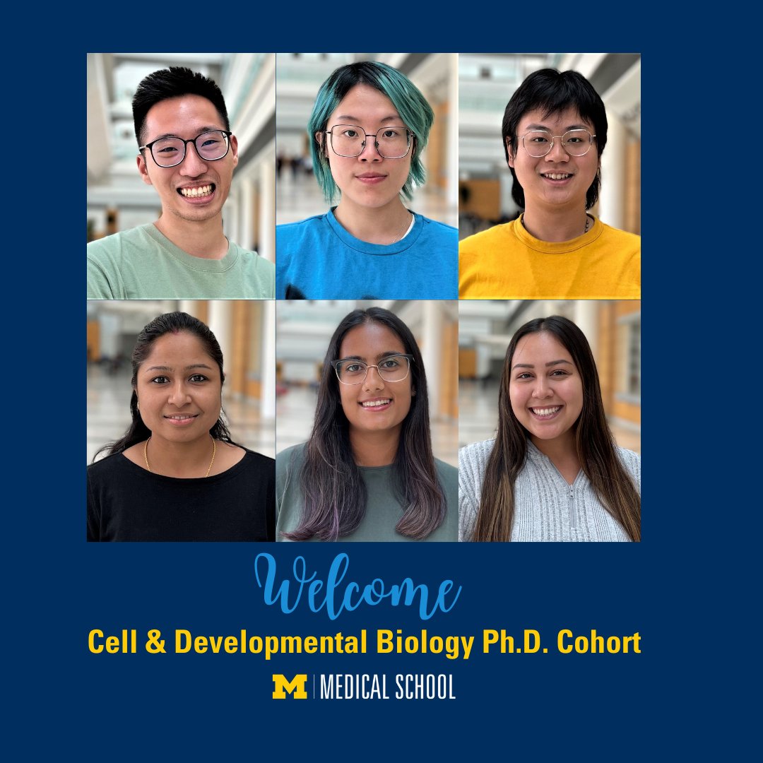 Welcome to the newest Cell &amp; Developmental Biology <a href="/UMCDB/">UMCDB</a> Ph.D. Cohort!