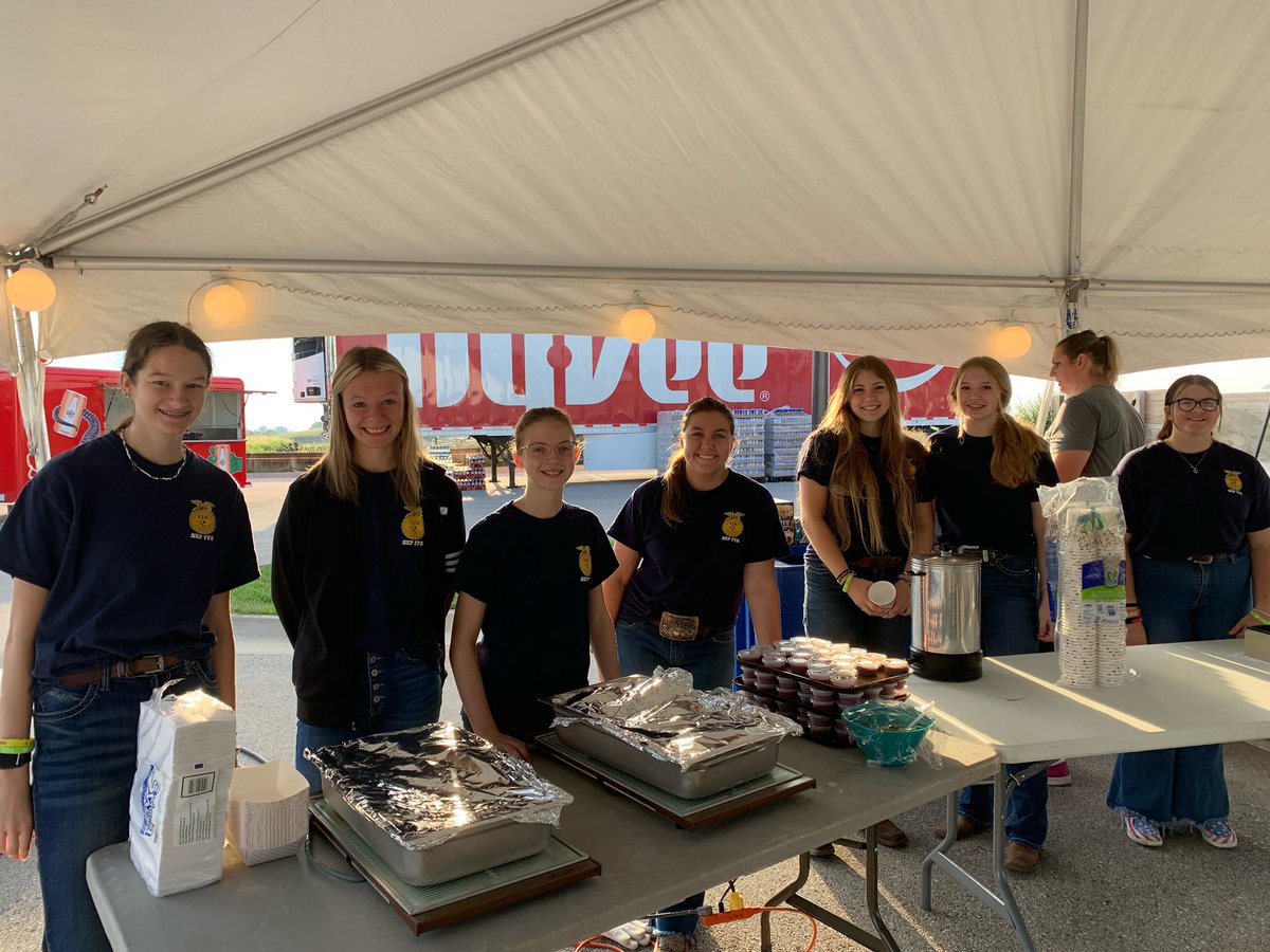We are all set up! Come see us at Sam Wise Youth Complex in front of the Hyvee trailer. We will be serving breakfast burritos and hot coffee until 11 am!