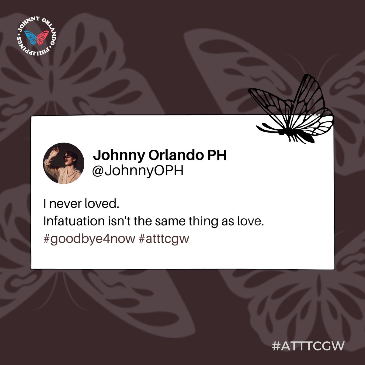 JohnnyOPH's tweet photo. You better know the difference between the two 🤞 #goodbye4now #atttcgw https://t.co/oQXCoVK9Dt