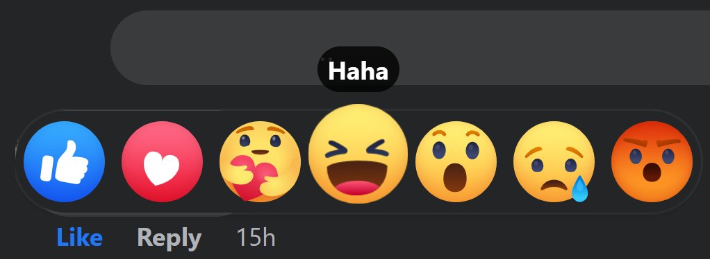 JamesPragit's tweet photo. Is it just me or shouldn't FB have 2 versions of the laughing emoticon?  One to indicate whether someone's laughing with you and another for when someone's laughing at you? Big difference. #uxdesign https://t.co/YYzukfnavz